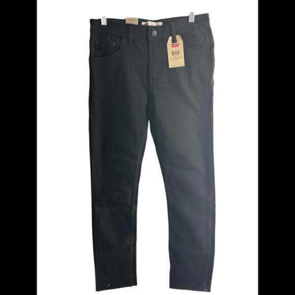 Levis 510 jean 29/29 18 reg.‎ Black  skinny Brand new